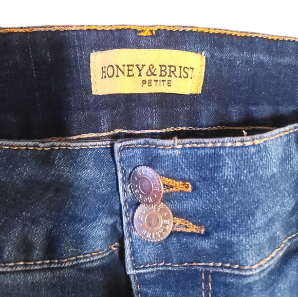 Honey & Bristle Skinny Jeans Medium Wash Plus Size 14P - Picture 3 of 8